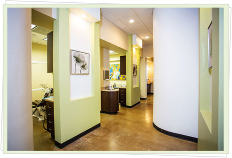 Hallway of Olive Dental Group